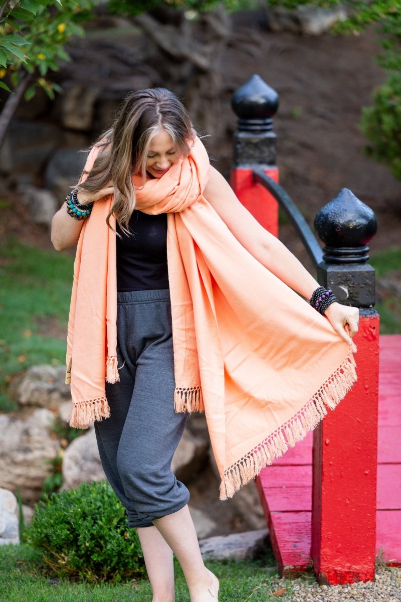 Meditation Shawl / Meditation Blanket / Prayer Shawl for Men Women (Simplicity) - Meditation Shawl