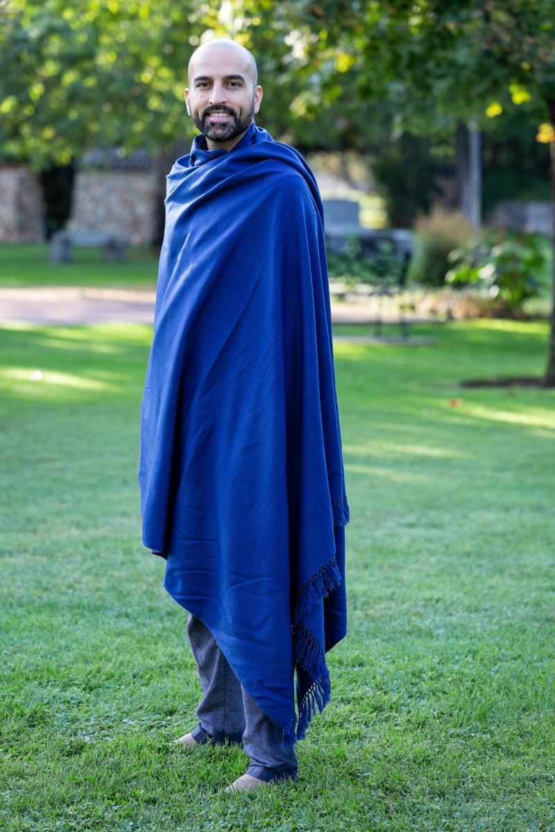 Meditation Shawl / Meditation Blanket / Prayer Shawl for Men Women (Simplicity) - Meditation Shawl