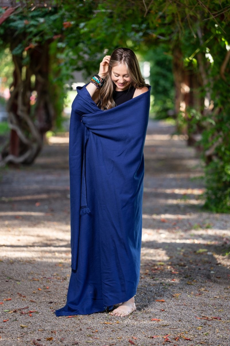 Meditation Shawl / Meditation Blanket / Prayer Shawl for Men Women (Simplicity) - Meditation Shawl