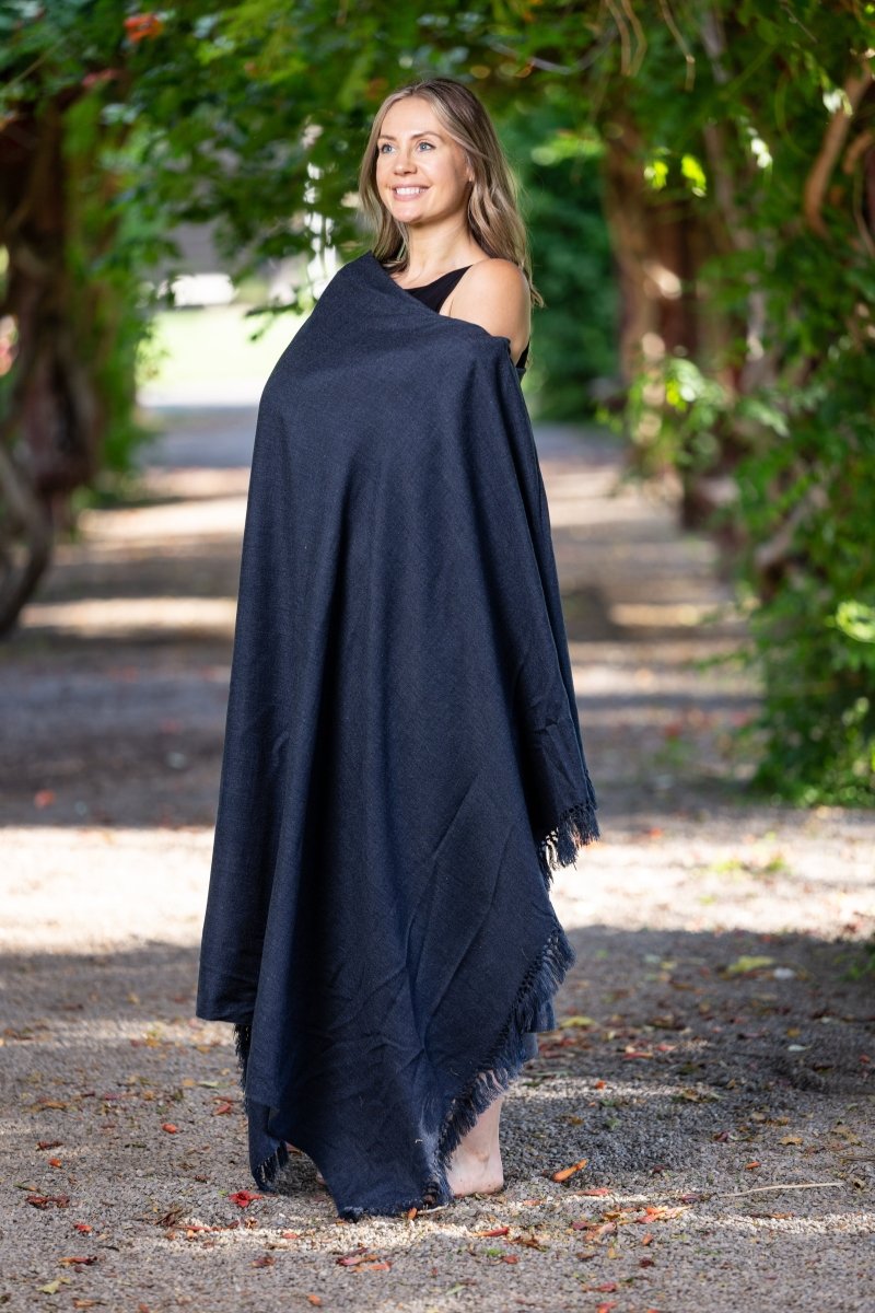 Meditation Shawl / Meditation Blanket / Prayer Shawl for Men Women (Simplicity) - Meditation Shawl