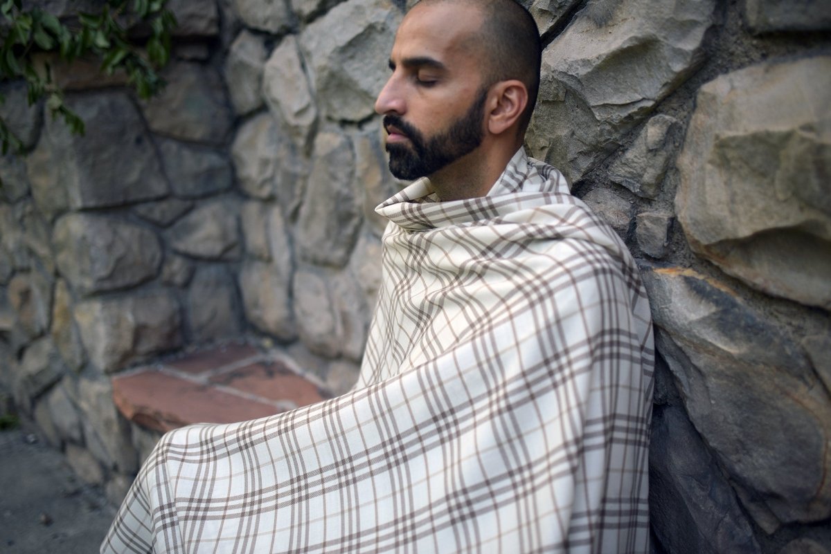 Meditation Shawl / Meditation Blanket / Prayer Shawl for Men Women (Strength) - Meditation Shawl