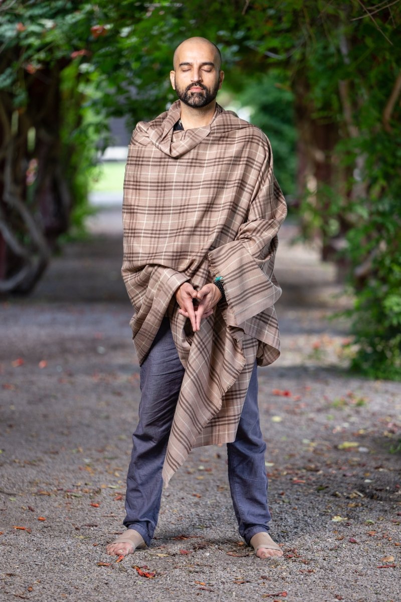 Meditation Shawl / Meditation Blanket / Prayer Shawl for Men Women (Strength) - Meditation Shawl
