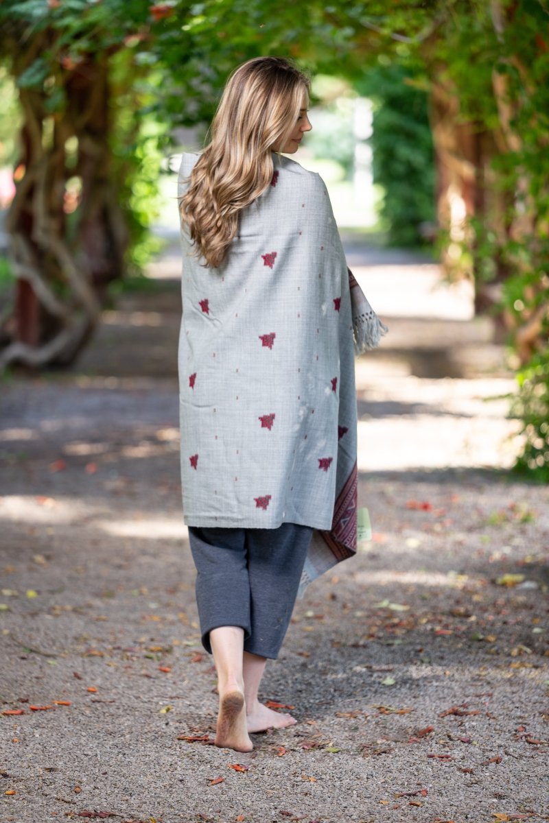 Meditation Shawl / Meditation Blanket / Prayer Shawl for Men Women (Tree of Life) - Meditation Shawl