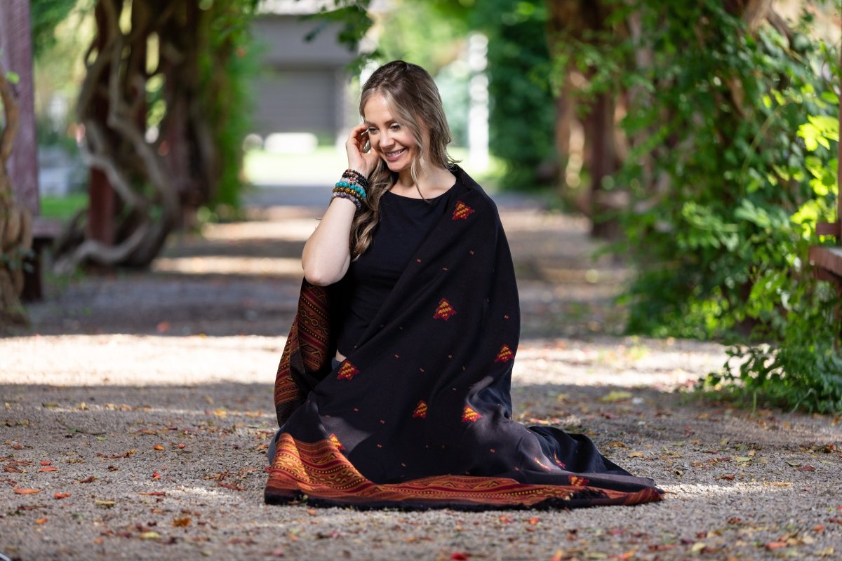 Meditation Shawl / Meditation Blanket / Prayer Shawl for Men Women (Tree of Life) - Meditation Shawl