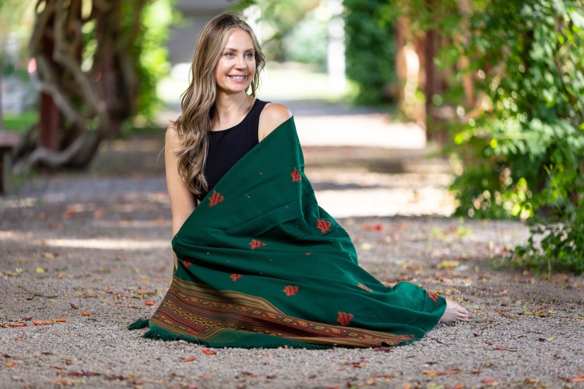 Meditation Shawl / Meditation Blanket / Prayer Shawl for Men Women (Tree of Life) - Meditation Shawl