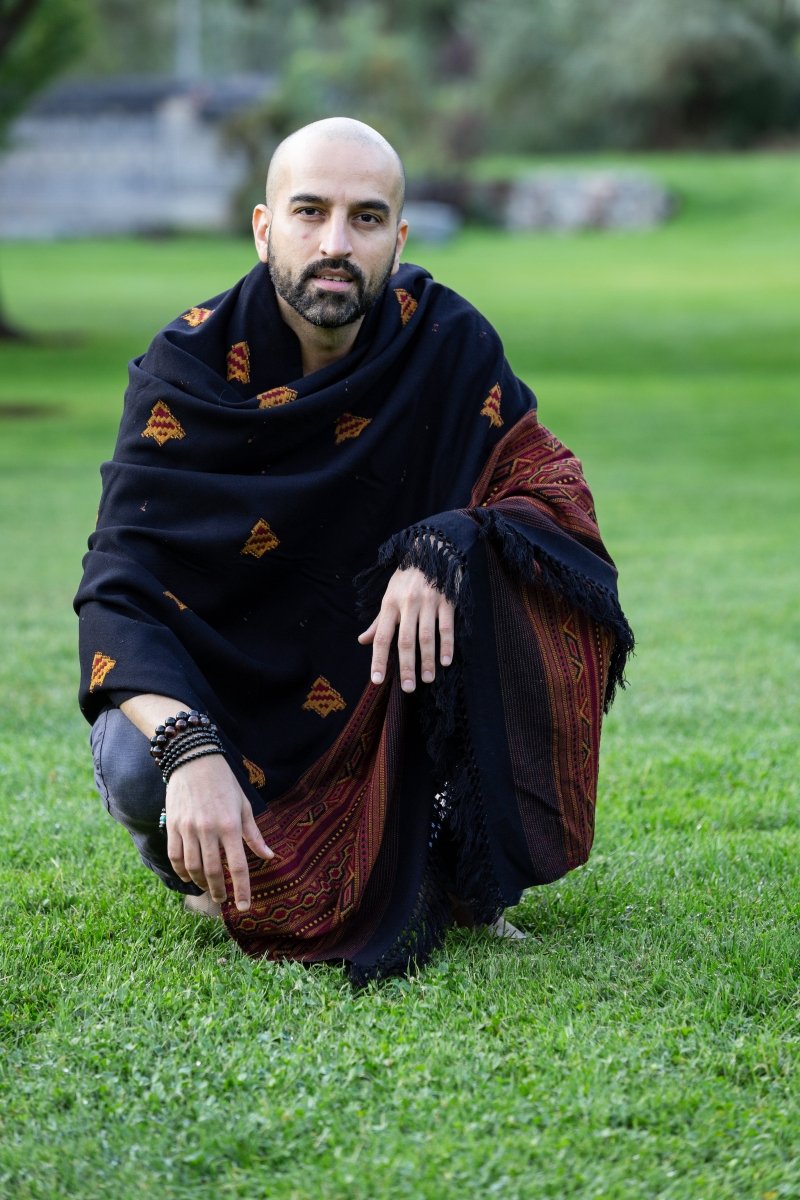 Meditation Shawl / Meditation Blanket / Prayer Shawl for Men Women (Tree of Life) - Meditation Shawl
