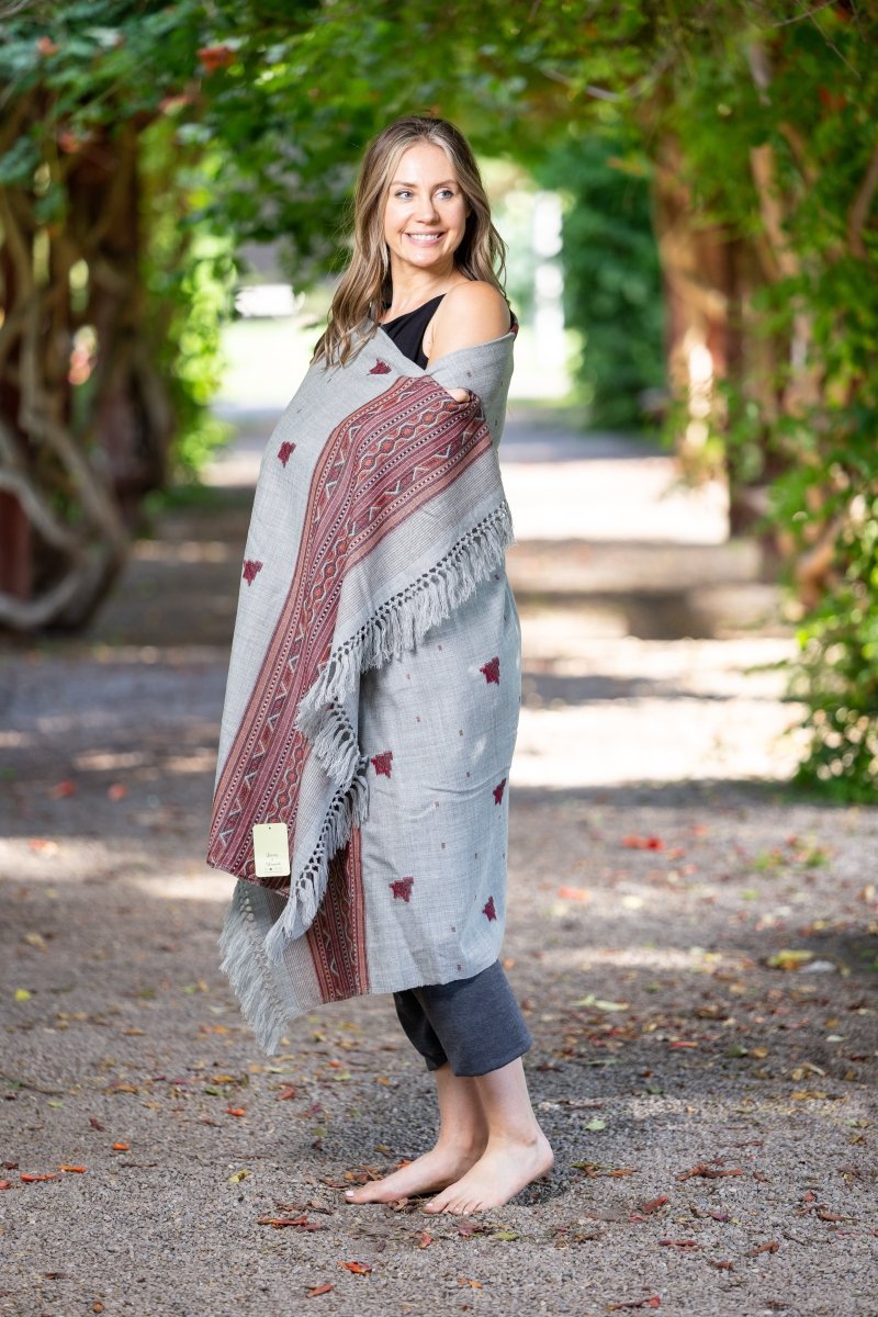 Meditation Shawl / Meditation Blanket / Prayer Shawl for Men Women (Tree of Life) - Meditation Shawl
