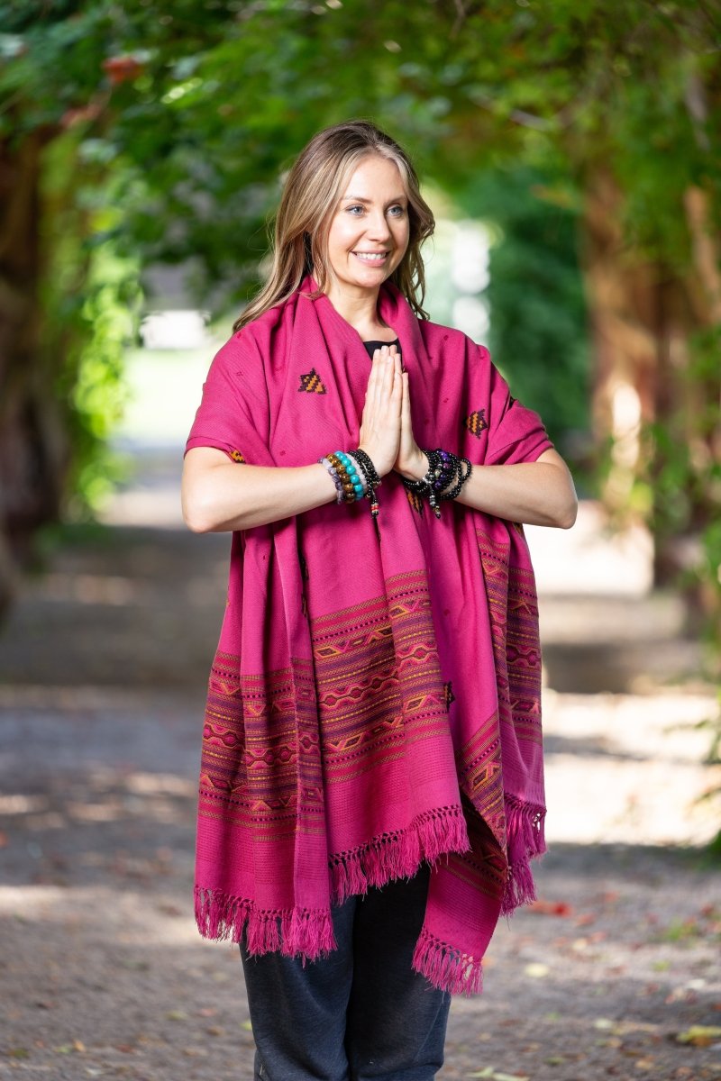Meditation Shawl / Meditation Blanket / Prayer Shawl for Men Women (Tree of Life) - Meditation Shawl