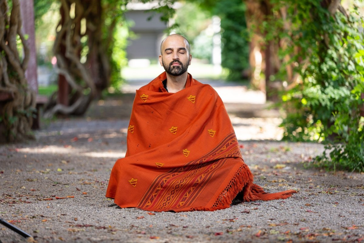 Meditation Shawl / Meditation Blanket / Prayer Shawl for Men Women (Tree of Life) - Meditation Shawl