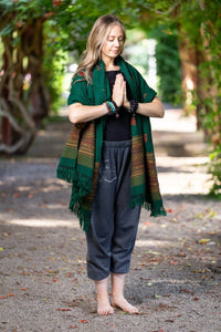 Thumbnail for Meditation Shawl / Meditation Blanket / Prayer Shawl for Men Women (Tree of Life) - Meditation Shawl