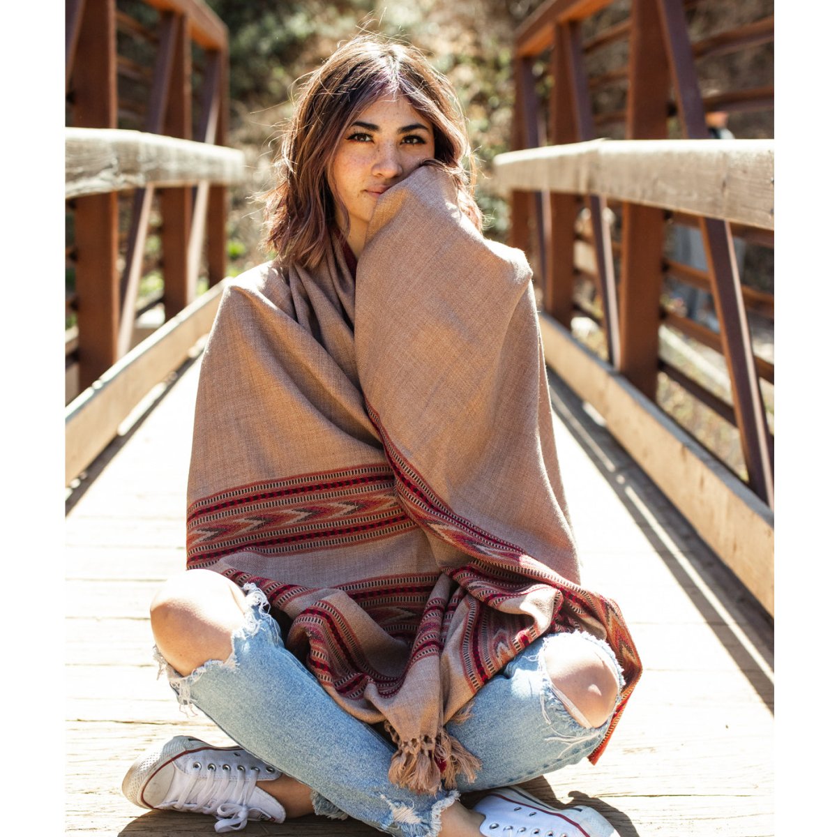 Meditation Shawl / Meditation Blanket / Prayer Shawl for Men Women (Truth) - Meditation Shawl