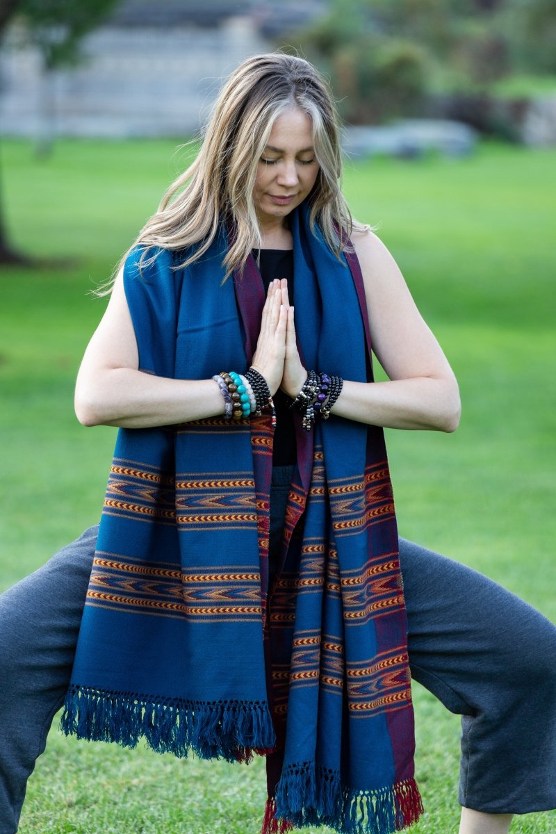 Meditation Shawl / Meditation Blanket / Prayer Shawl for Men Women (Truth) - Meditation Shawl
