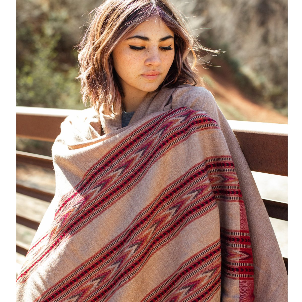 Meditation Shawl / Meditation Blanket / Prayer Shawl for Men Women (Truth) - Meditation Shawl