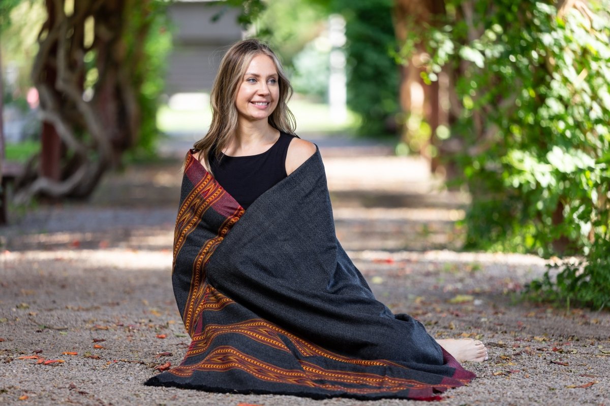 Meditation Shawl / Meditation Blanket / Prayer Shawl for Men Women (Truth) - Meditation Shawl