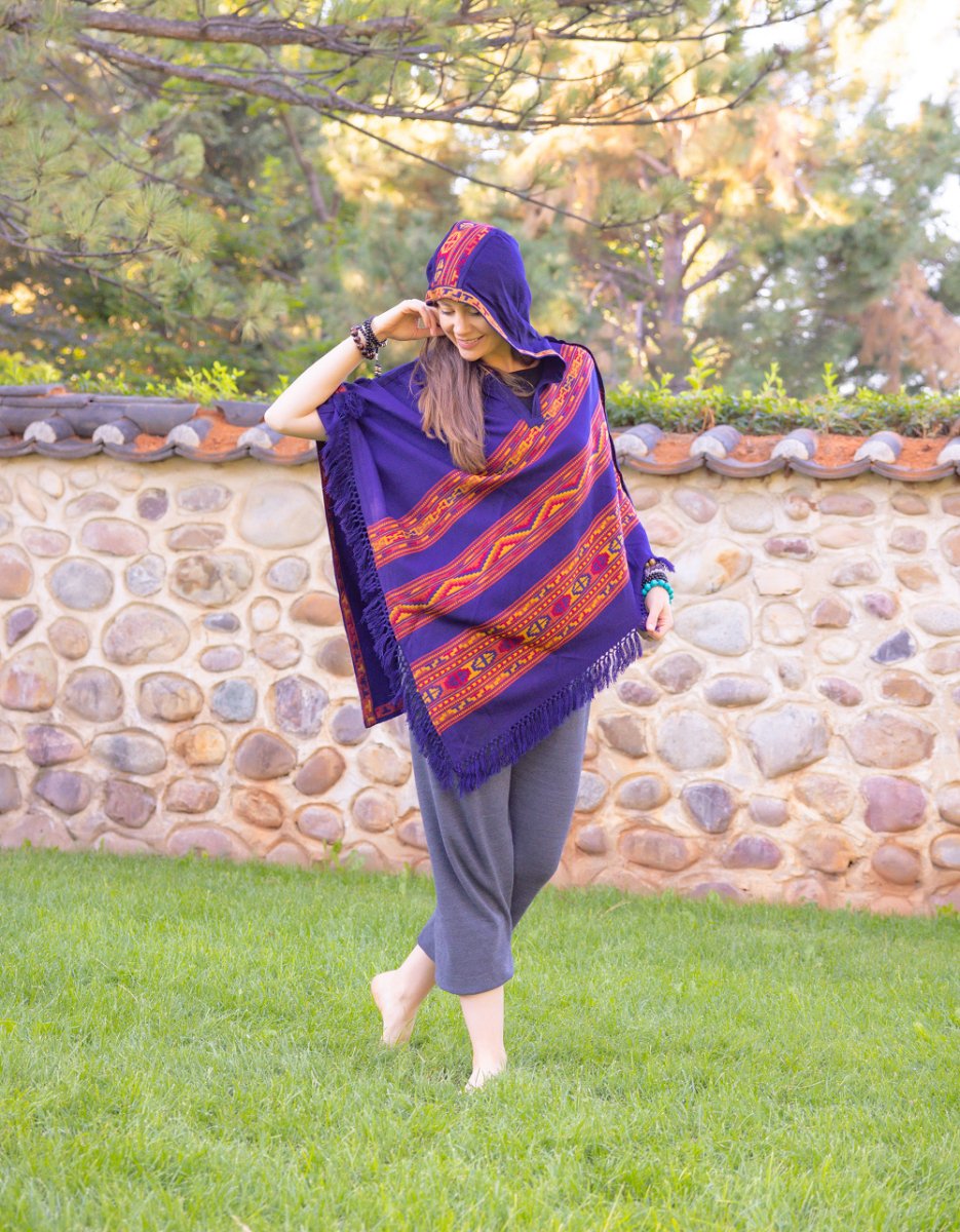 Poncho With Hood (Elevate) -