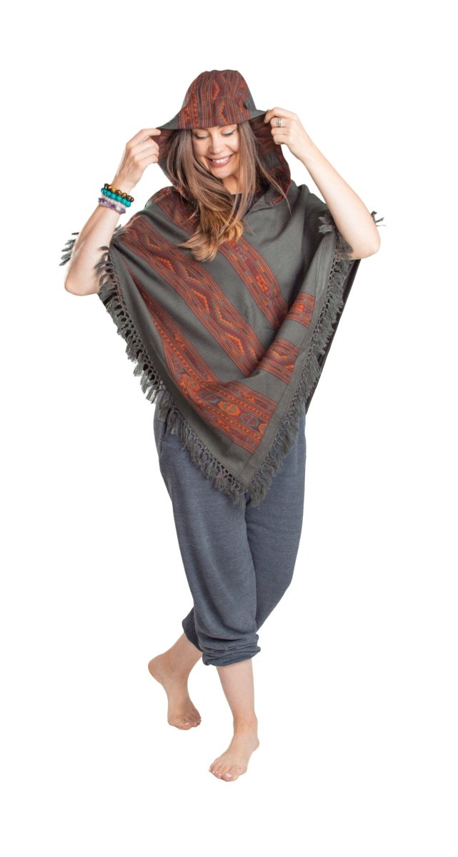 Poncho With Hood (Elevate) -