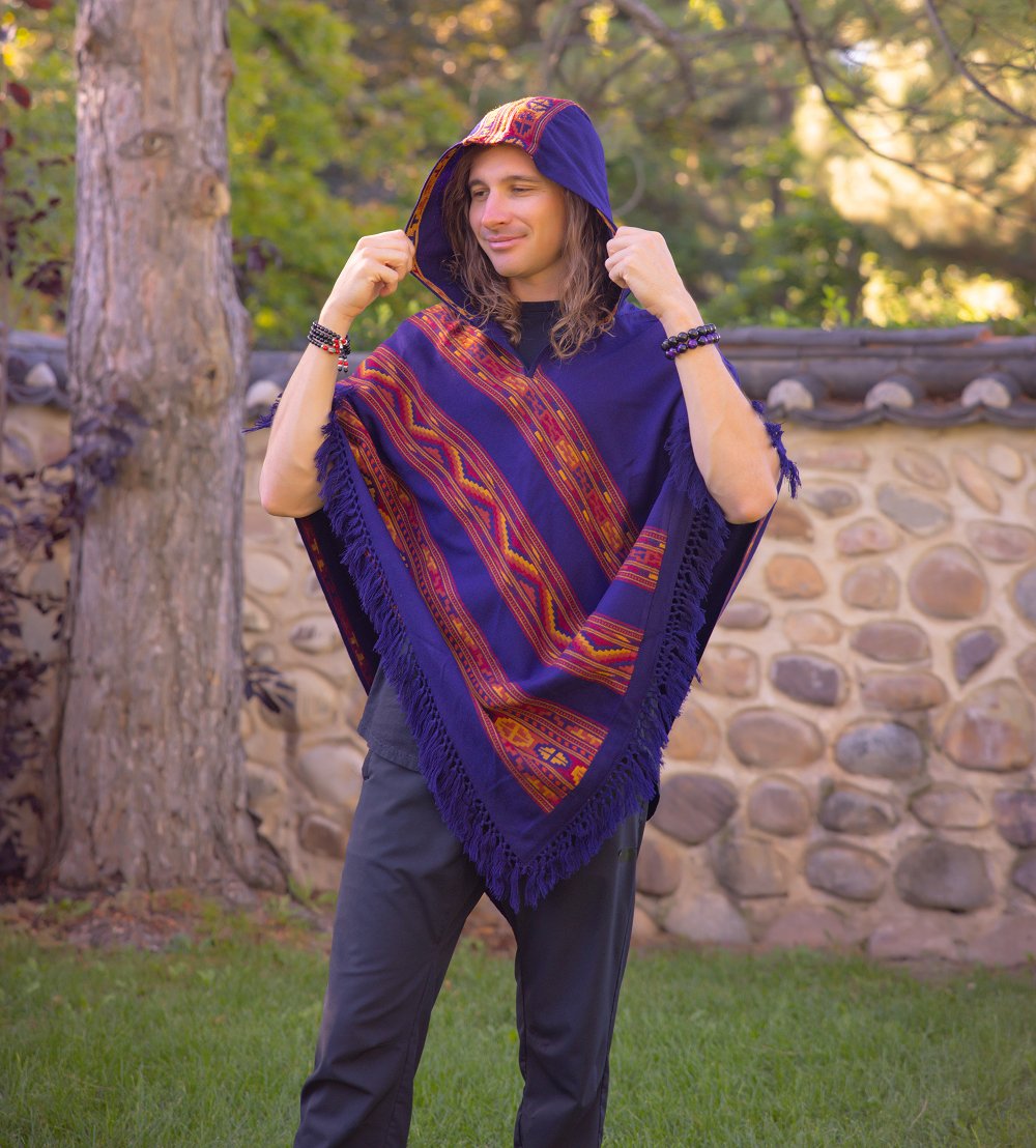 Poncho With Hood (Elevate) -