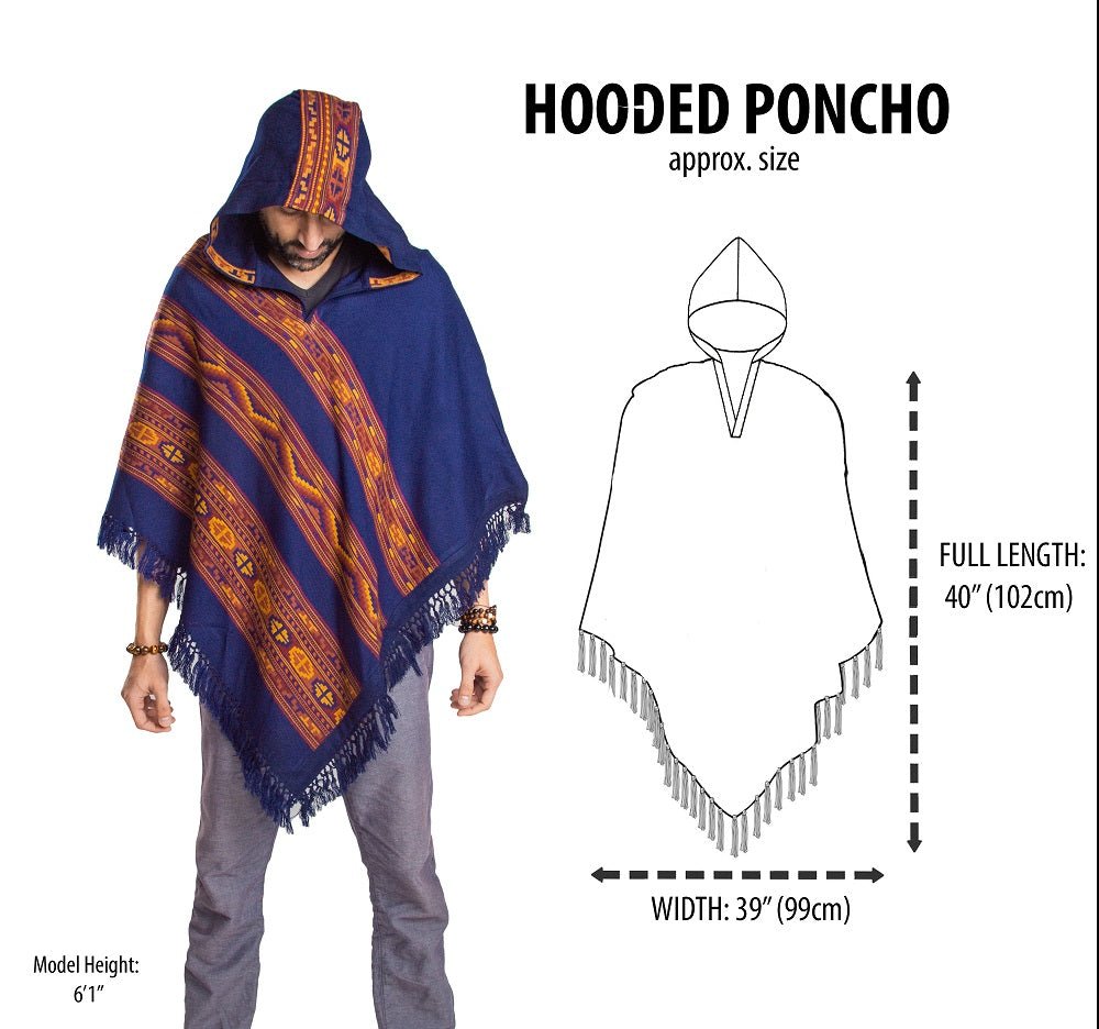 Poncho With Hood (Elevate) -
