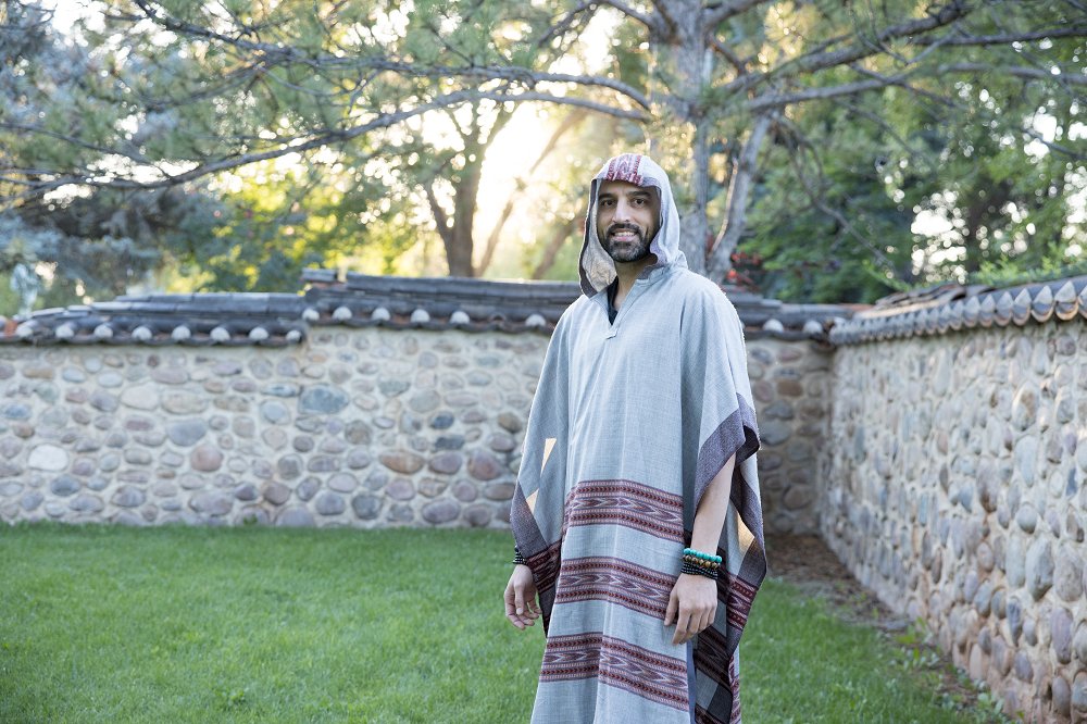 Poncho With Hood (Free Spirit) -