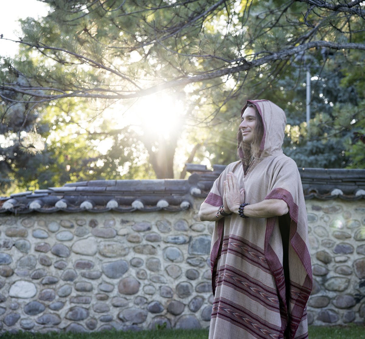 Poncho With Hood (Free Spirit) -