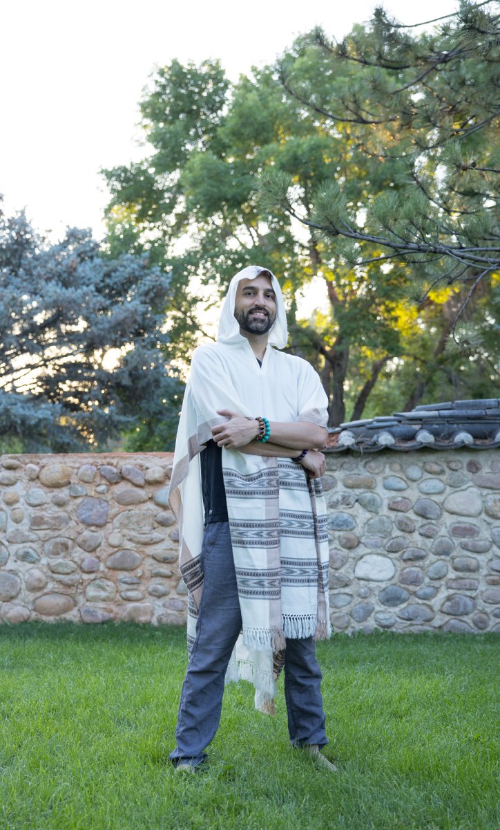 Poncho With Hood (Free Spirit) -