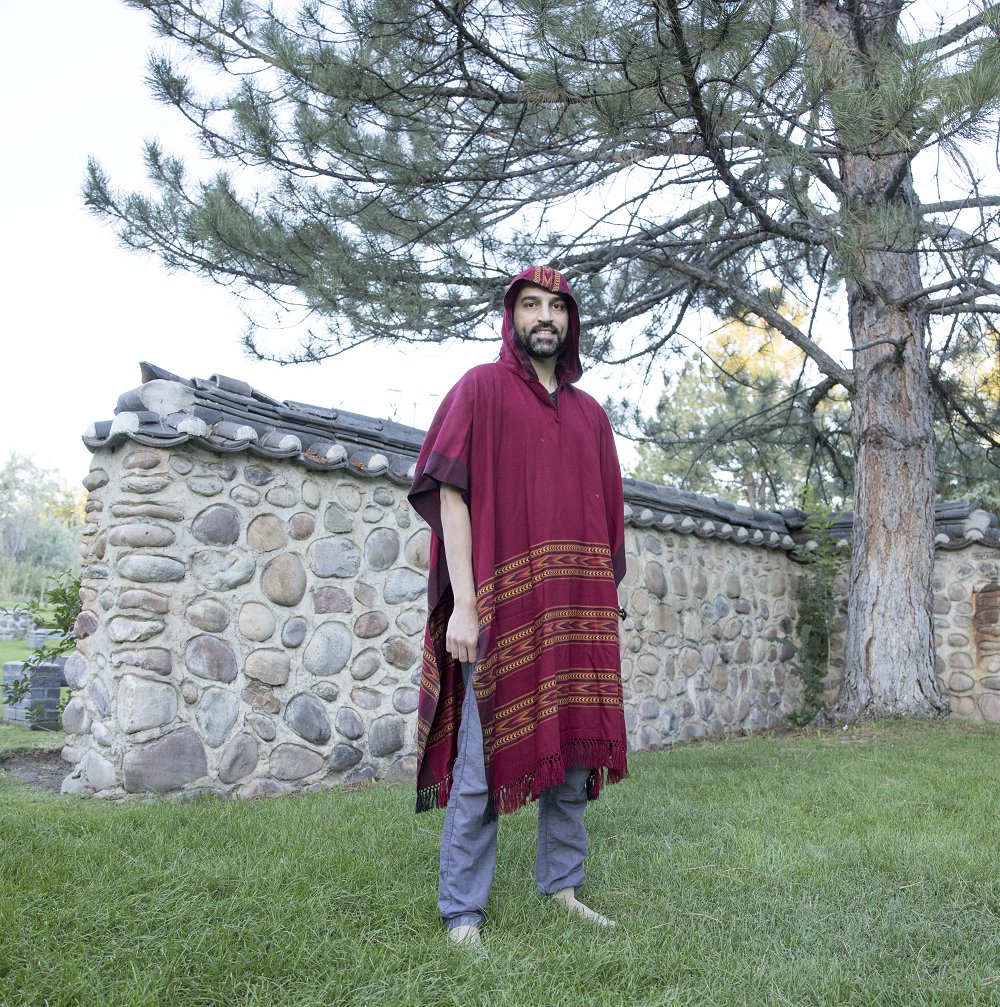 Poncho With Hood (Free Spirit) -
