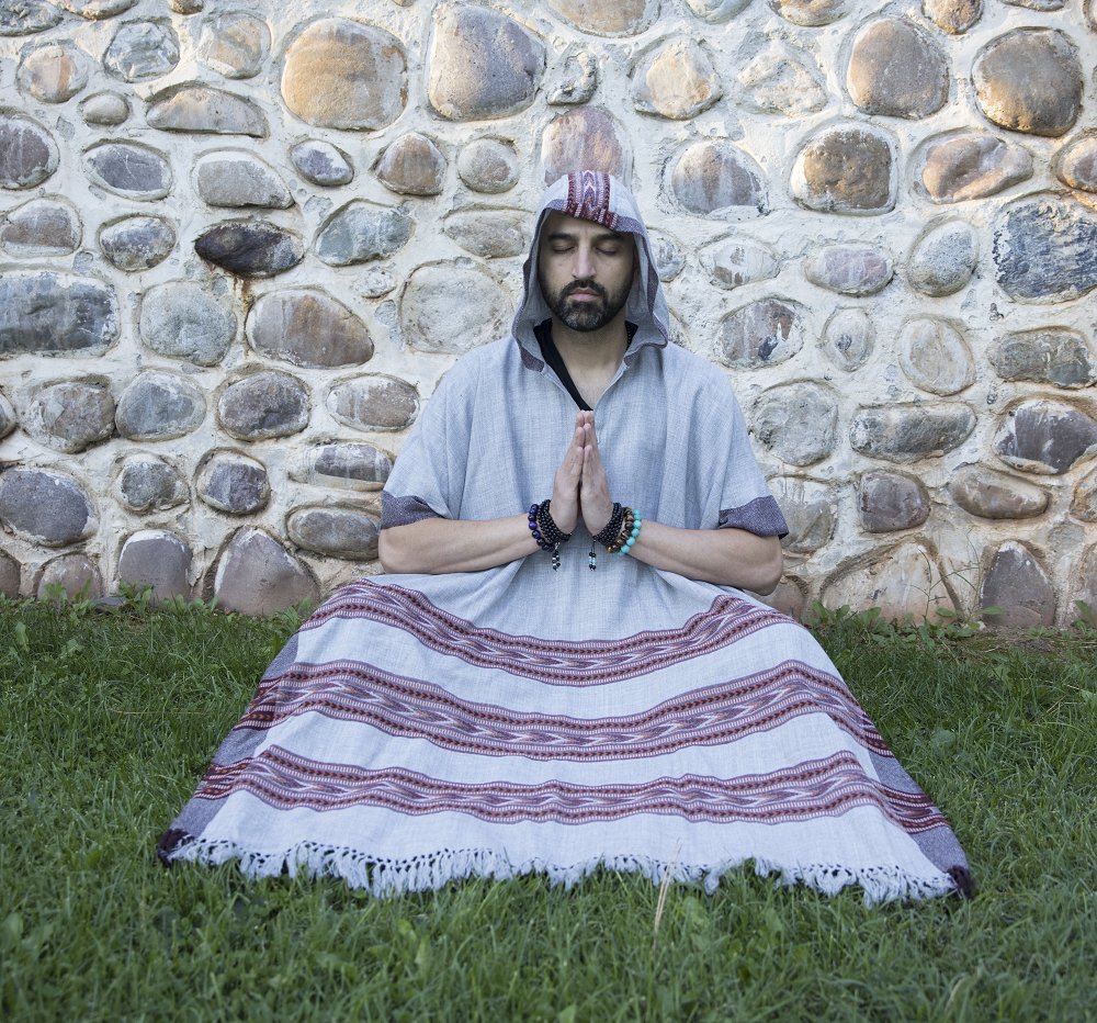 Poncho With Hood (Free Spirit) -