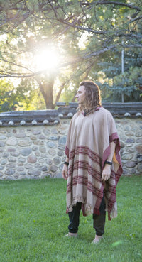Thumbnail for Poncho With Hood (Free Spirit) -