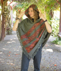 Thumbnail for mexican poncho adult poncho blanket poncho for men poncho for women large poncho blanket poncho cape