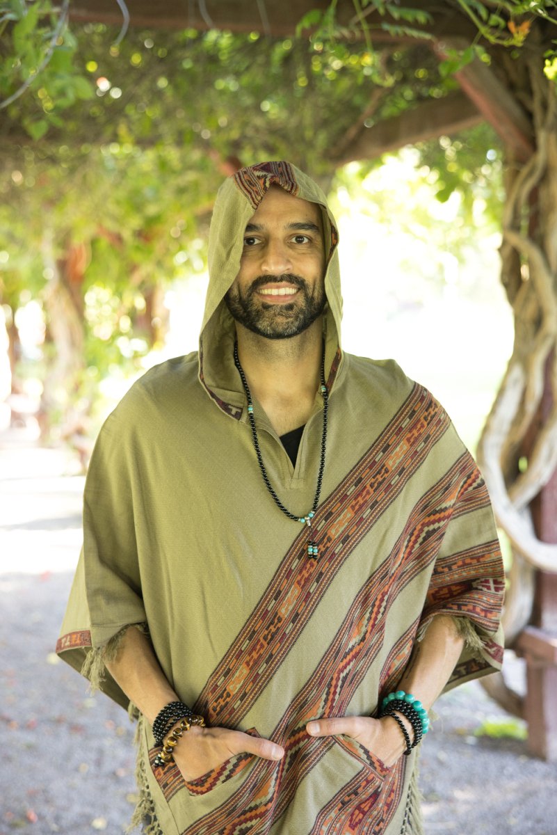 Poncho With Hood + Pockets (Elevate) -