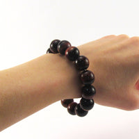 Thumbnail for A Red Tiger Eye Gemstone Bracelet For Good Luck for Men and Women.