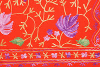 Thumbnail for Scarf Embroidered Floral Shawl, Oversize Scarf for Women, Warm Wrap for Winter, Large 6.5' x 2.25' - Shawls and Wraps