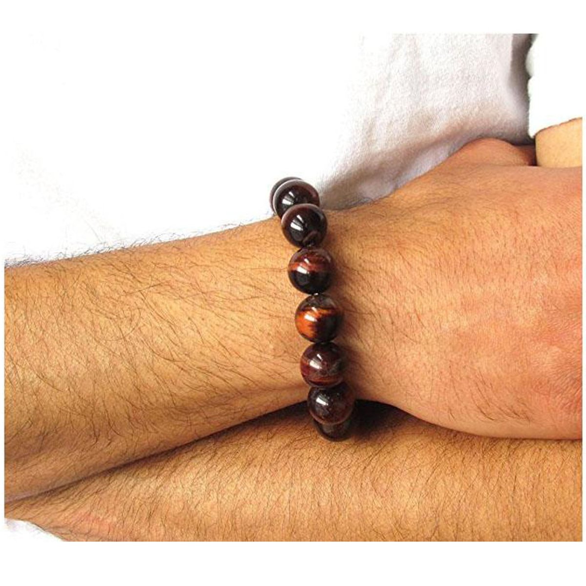 Yellow Tiger Eye Good Luck Bracelet - Tiger Eye Stretch Bracelet