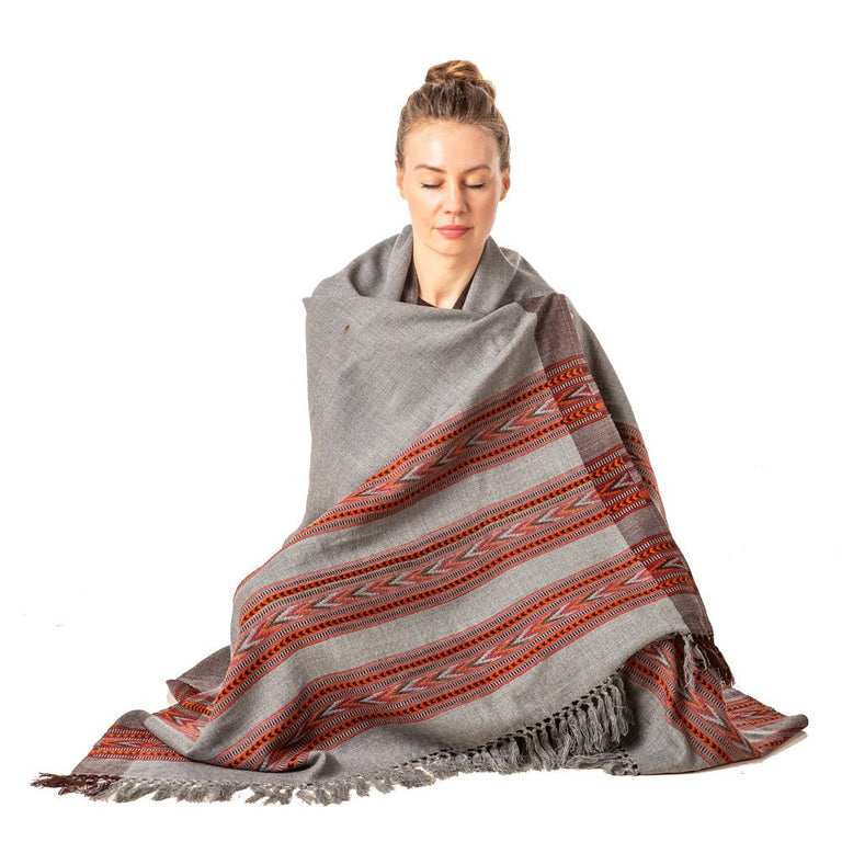 Handloomed Meditation Shawl Blanket main image 0