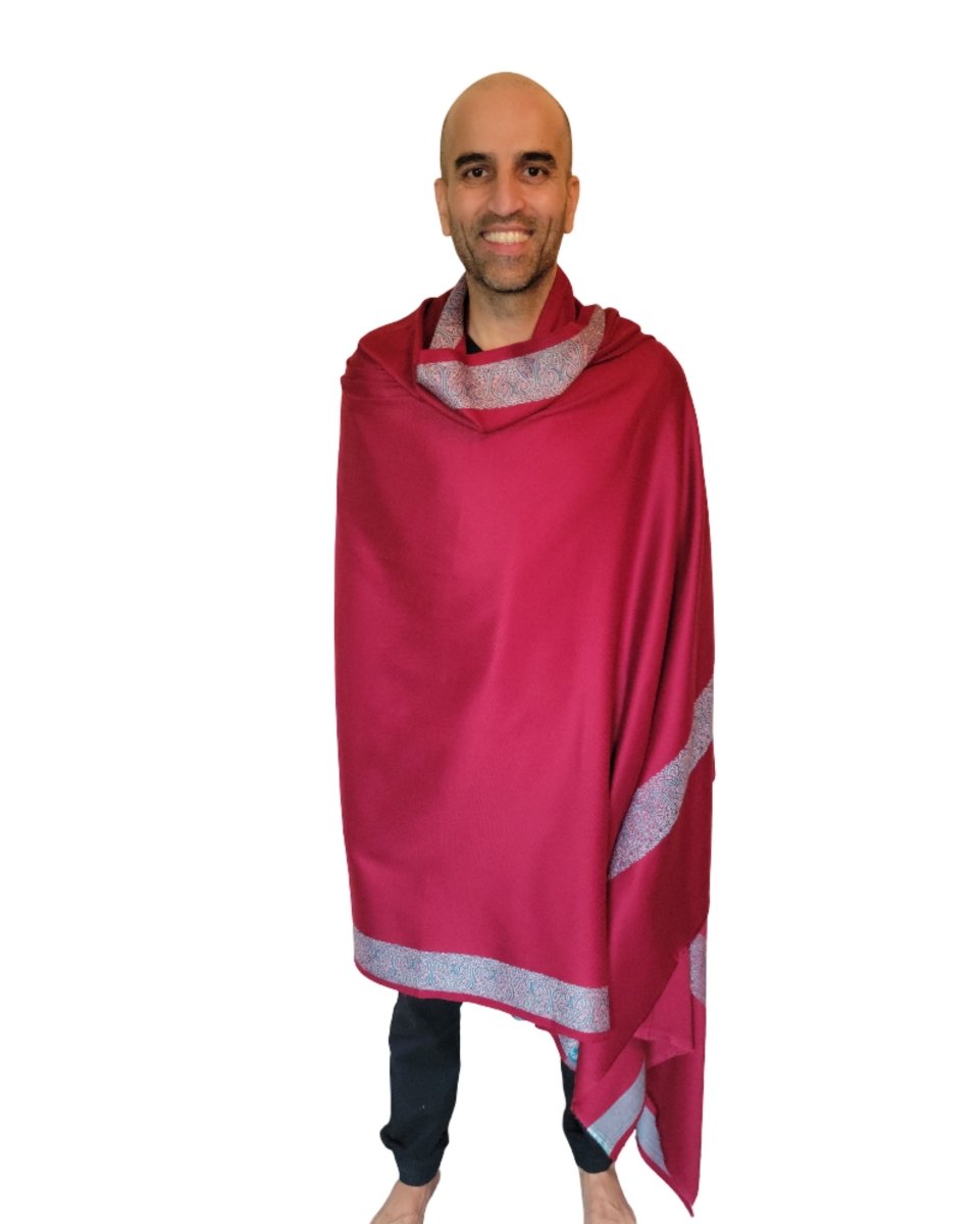 Meditation Shawl / Meditation Blanket / Prayer Shawl for Men Women (Gratitude) - Meditation Shawl