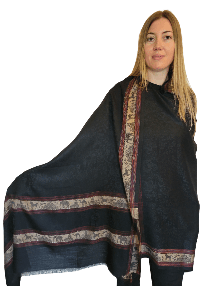 Super Soft Lightweight Luxury Large Pashmina Shawl/Wrap/Scarf/Stole, Exotic Scarves for All Season and Occasions. Unisex. - 