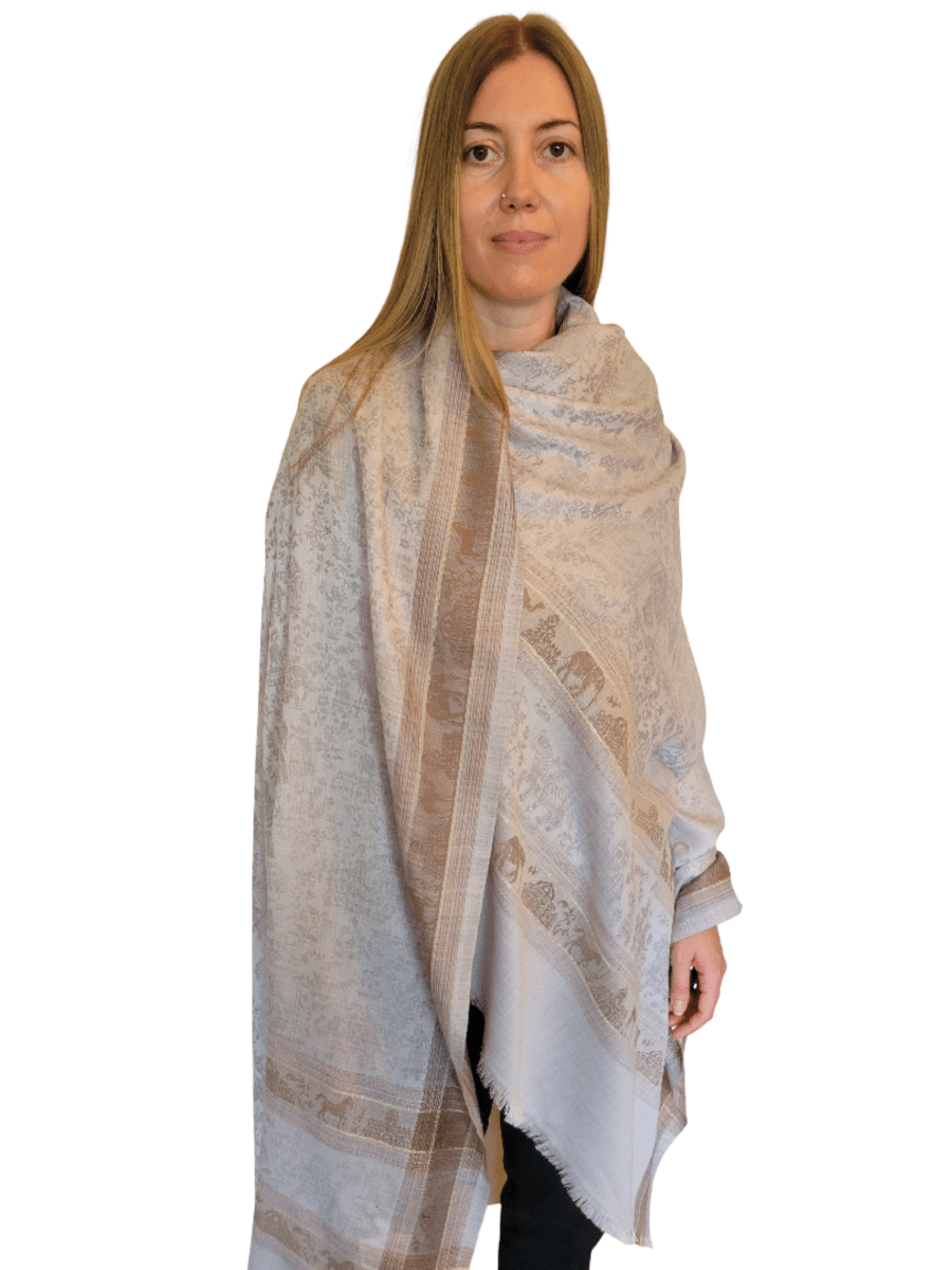 Super Soft Lightweight Luxury Large Pashmina Shawl/Wrap/Scarf/Stole, Exotic Scarves for All Season and Occasions. Unisex. - 