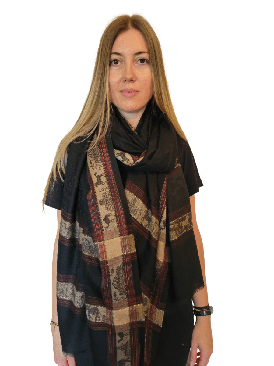 Super Soft Lightweight Luxury Large Pashmina Shawl/Wrap/Scarf/Stole, Exotic Scarves for All Season and Occasions. Unisex. - 
