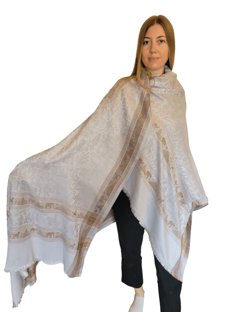 Super Soft Lightweight Luxury Large Pashmina Shawl/Wrap/Scarf/Stole, Exotic Scarves for All Season and Occasions. Unisex. - 