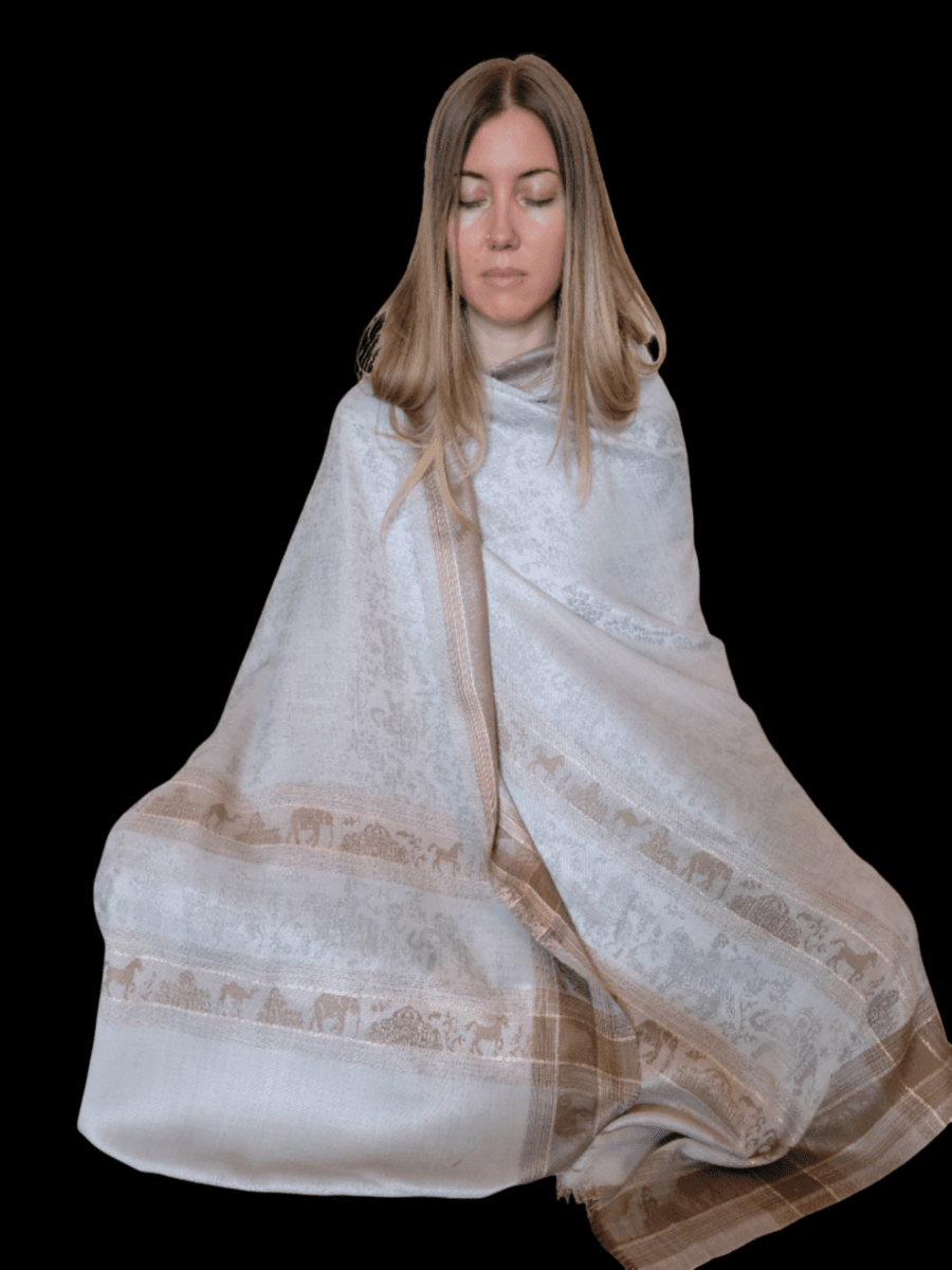 Super Soft Lightweight Luxury Large Pashmina Shawl/Wrap/Scarf/Stole, Exotic Scarves for All Season and Occasions. Unisex. - 