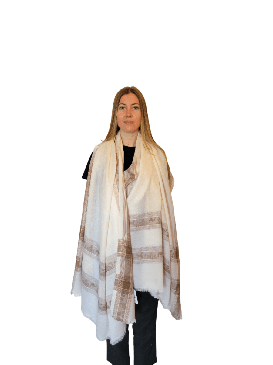 Super Soft Lightweight Luxury Large Pashmina Shawl/Wrap/Scarf/Stole, Exotic Scarves for All Season and Occasions. Unisex. - 