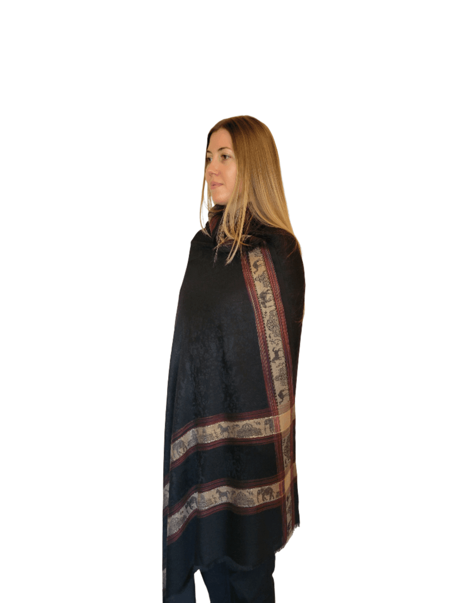 Super Soft Lightweight Luxury Large Pashmina Shawl/Wrap/Scarf/Stole, Exotic Scarves for All Season and Occasions. Unisex. - 