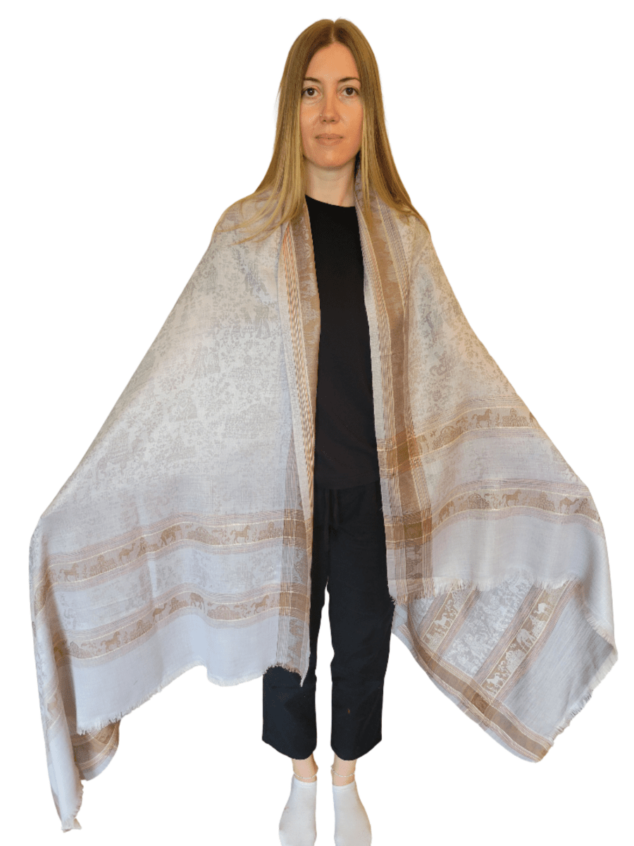 Super Soft Lightweight Luxury Large Pashmina Shawl/Wrap/Scarf/Stole, Exotic Scarves for All Season and Occasions. Unisex. - 