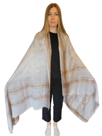Thumbnail for Super Soft Lightweight Luxury Large Pashmina Shawl/Wrap/Scarf/Stole, Exotic Scarves for All Season and Occasions. Unisex. - 