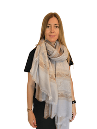 Thumbnail for Super Soft Lightweight Luxury Large Pashmina Shawl/Wrap/Scarf/Stole, Exotic Scarves for All Season and Occasions. Unisex. - 