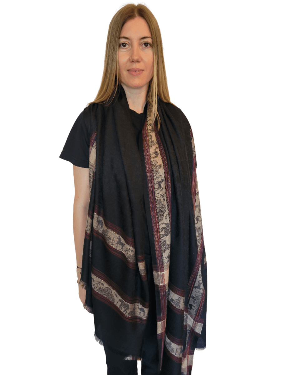 Super Soft Lightweight Luxury Large Pashmina Shawl/Wrap/Scarf/Stole, Exotic Scarves for All Season and Occasions. Unisex. - 