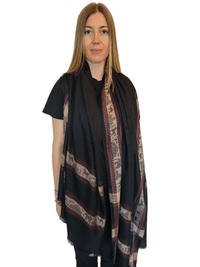Thumbnail for Super Soft Lightweight Luxury Large Pashmina Shawl/Wrap/Scarf/Stole, Exotic Scarves for All Season and Occasions. Unisex. - 