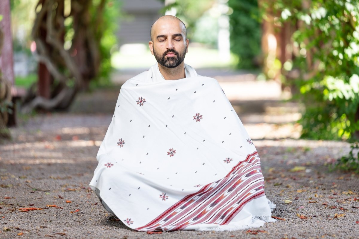 Meditation Shawl / Meditation Blanket / Prayer Shawl for Men Women (Cosmos) - Meditation Shawl