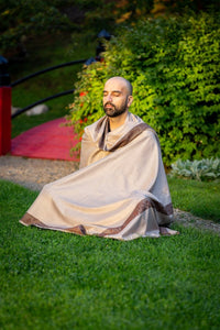 Thumbnail for Meditation Shawl / Meditation Blanket / Prayer Shawl for Men Women (Gratitude) - Meditation Shawl
