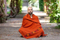 Thumbnail for Meditation Shawl / Meditation Blanket / Prayer Shawl for Men Women (Happiness) - Meditation Shawl